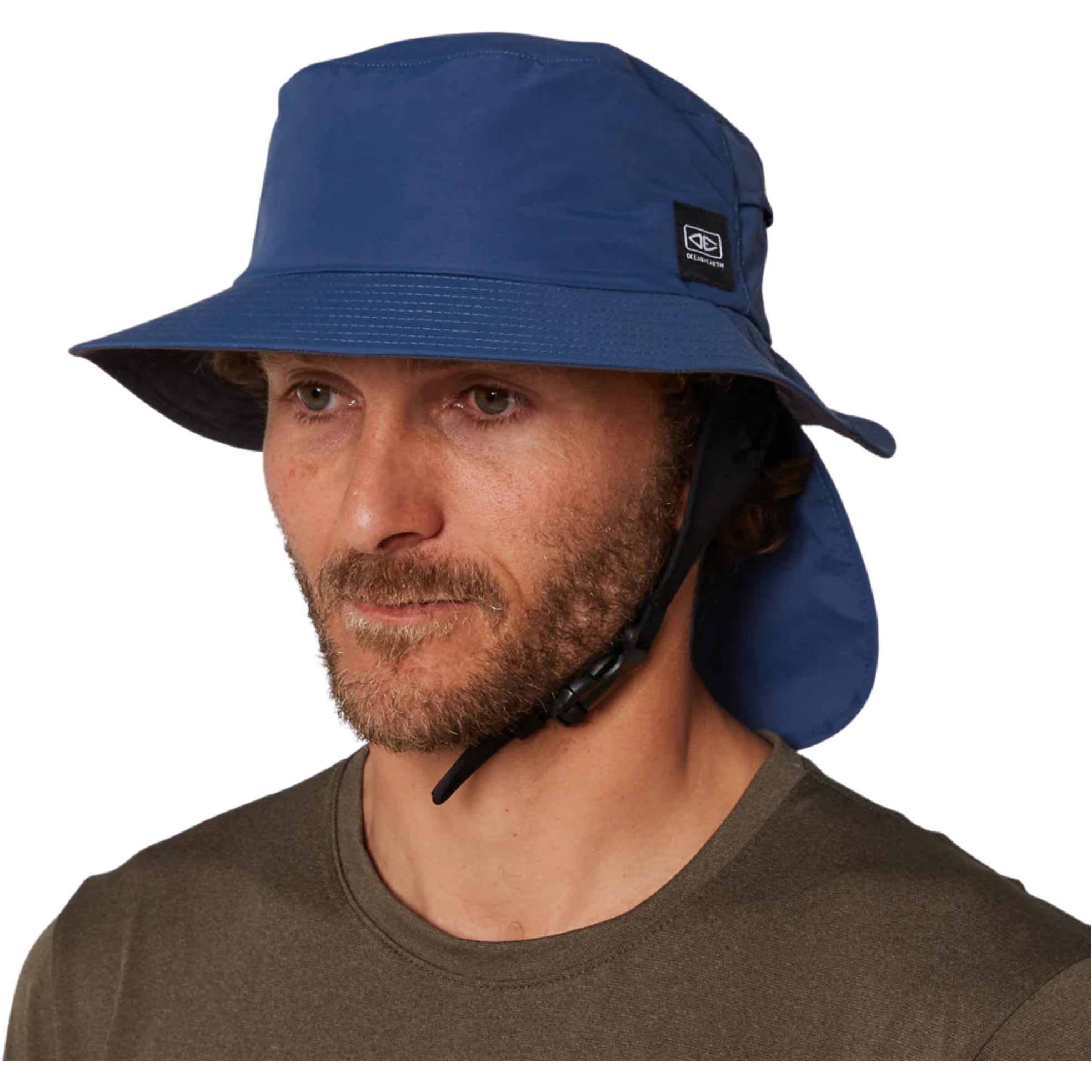 2026 Ocean and Earth Indo Stiff Peak Surf Hat SMHA02 - Navy